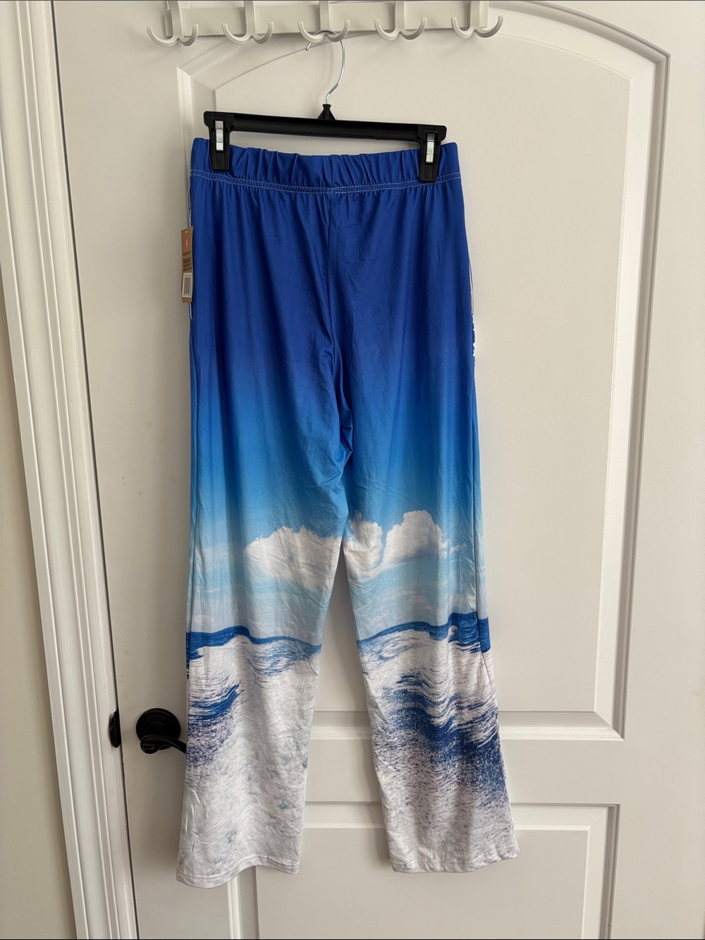 Brief Insanity Life Is Better at the Lake Lounge Pants Unisex Small Blue White - Picture 2 of 7